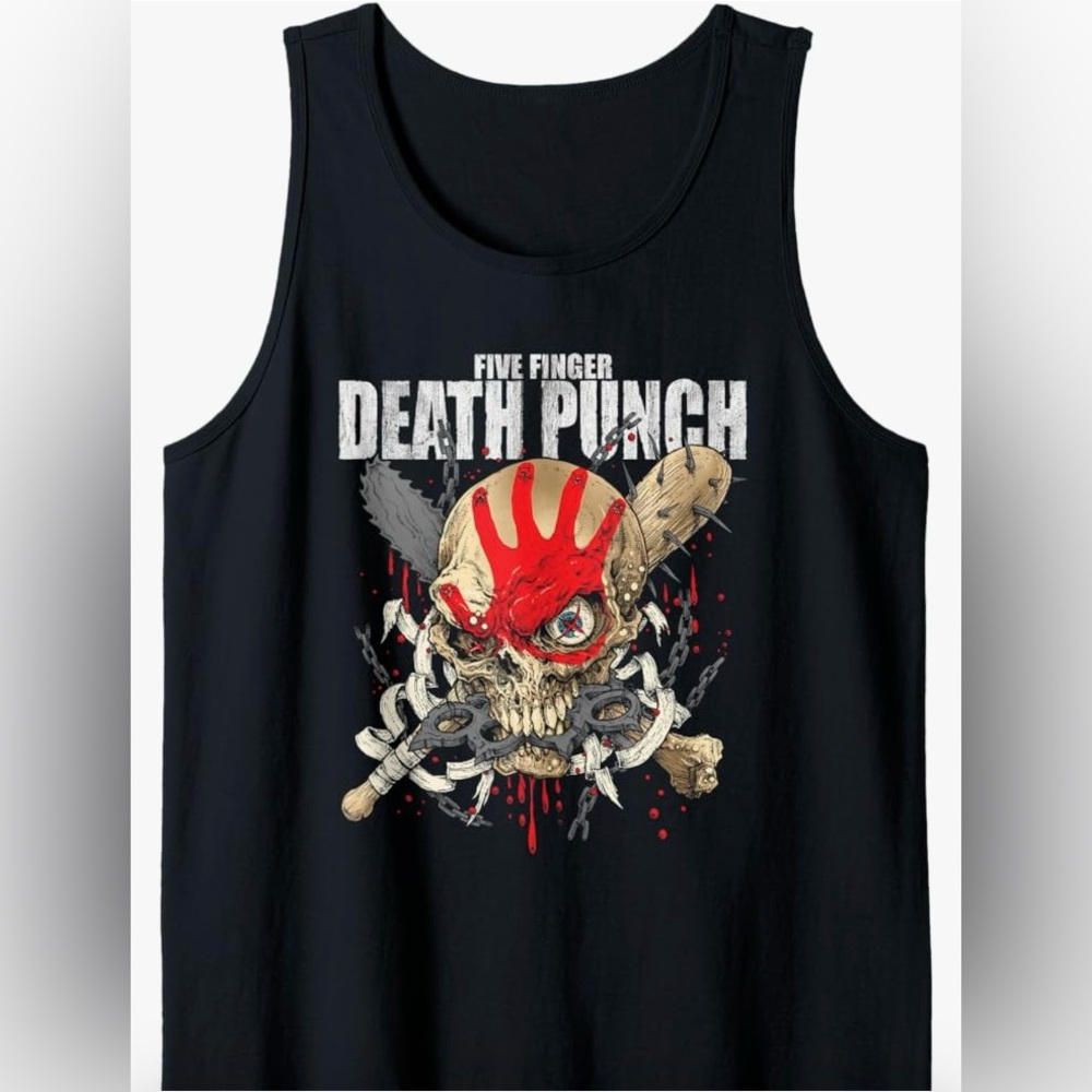 New Five Finger Death Punch Men’s Small Tank T-Shirt